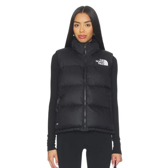 The North Face 1996 Retro Nuptse 700 Fill Down Vest Women's Large Black Puffer - Picture 2 of 14